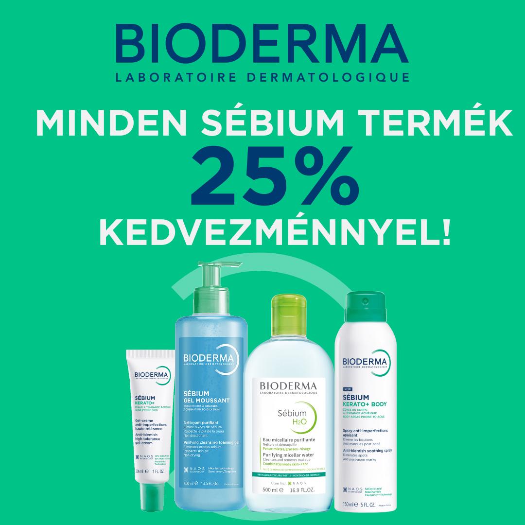Bioderma Sébium akció -25% - Pharmy