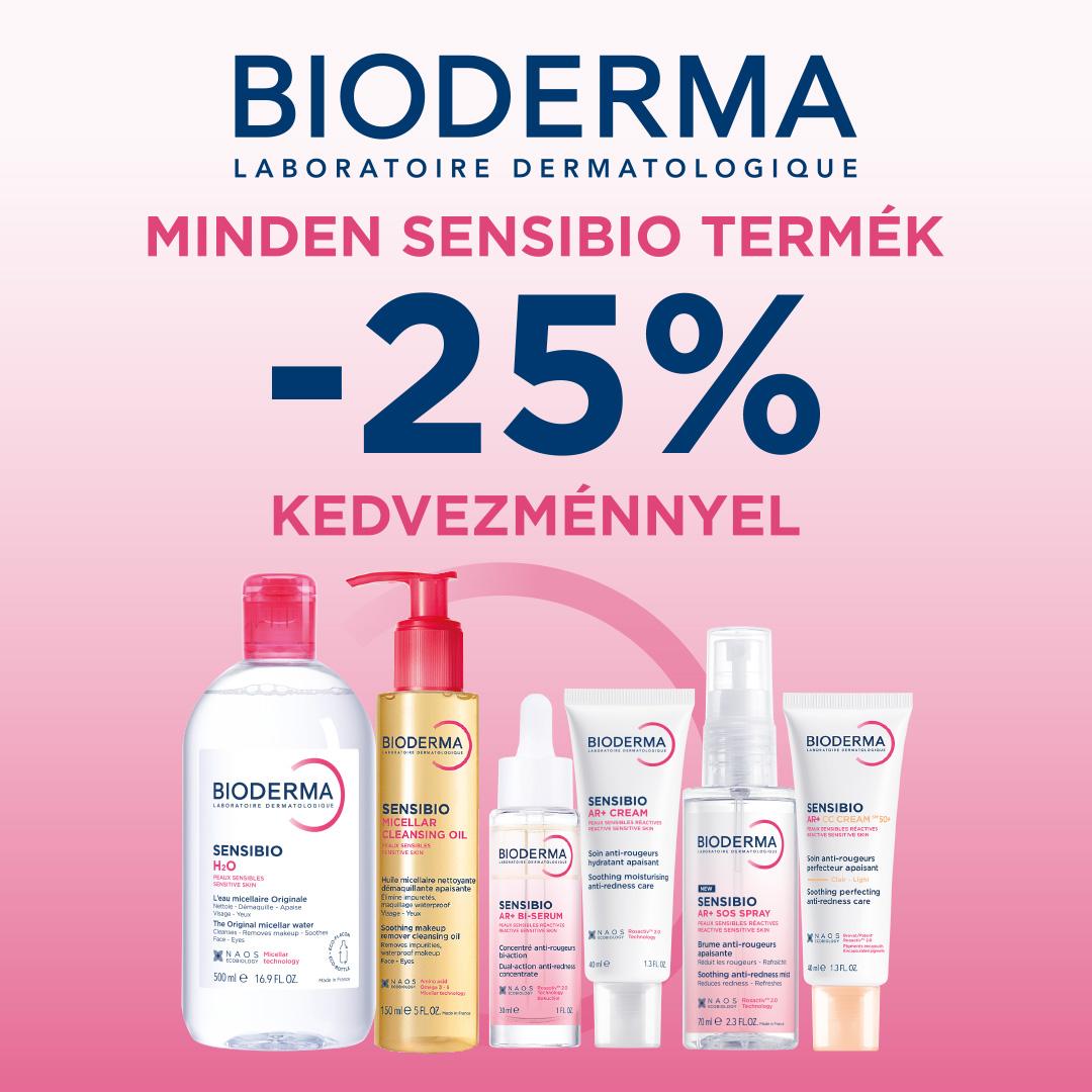 Bioderma Sensibio akció 25% - Pharmy