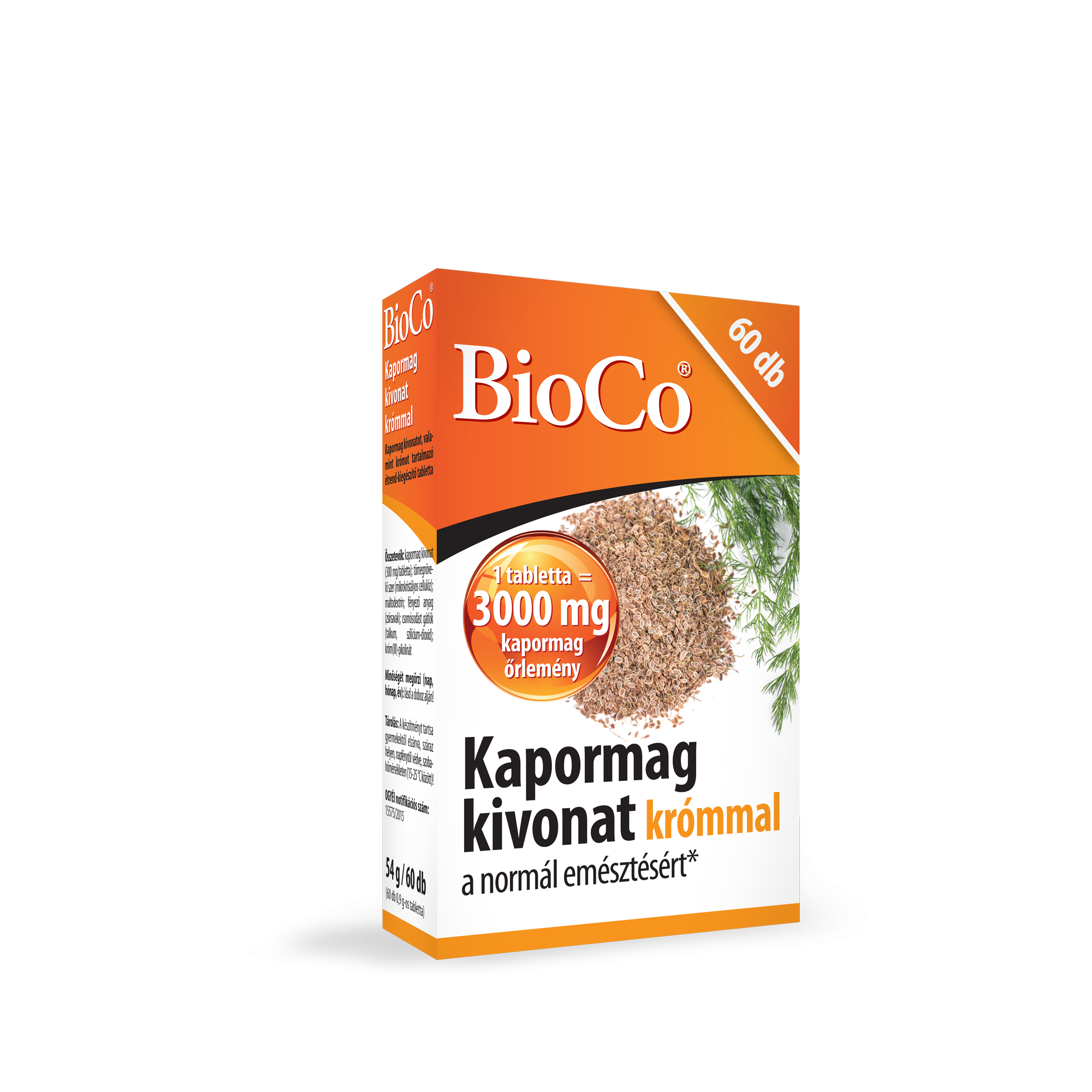 BioCo Kapormag kivonat krómmal tabletta 60x