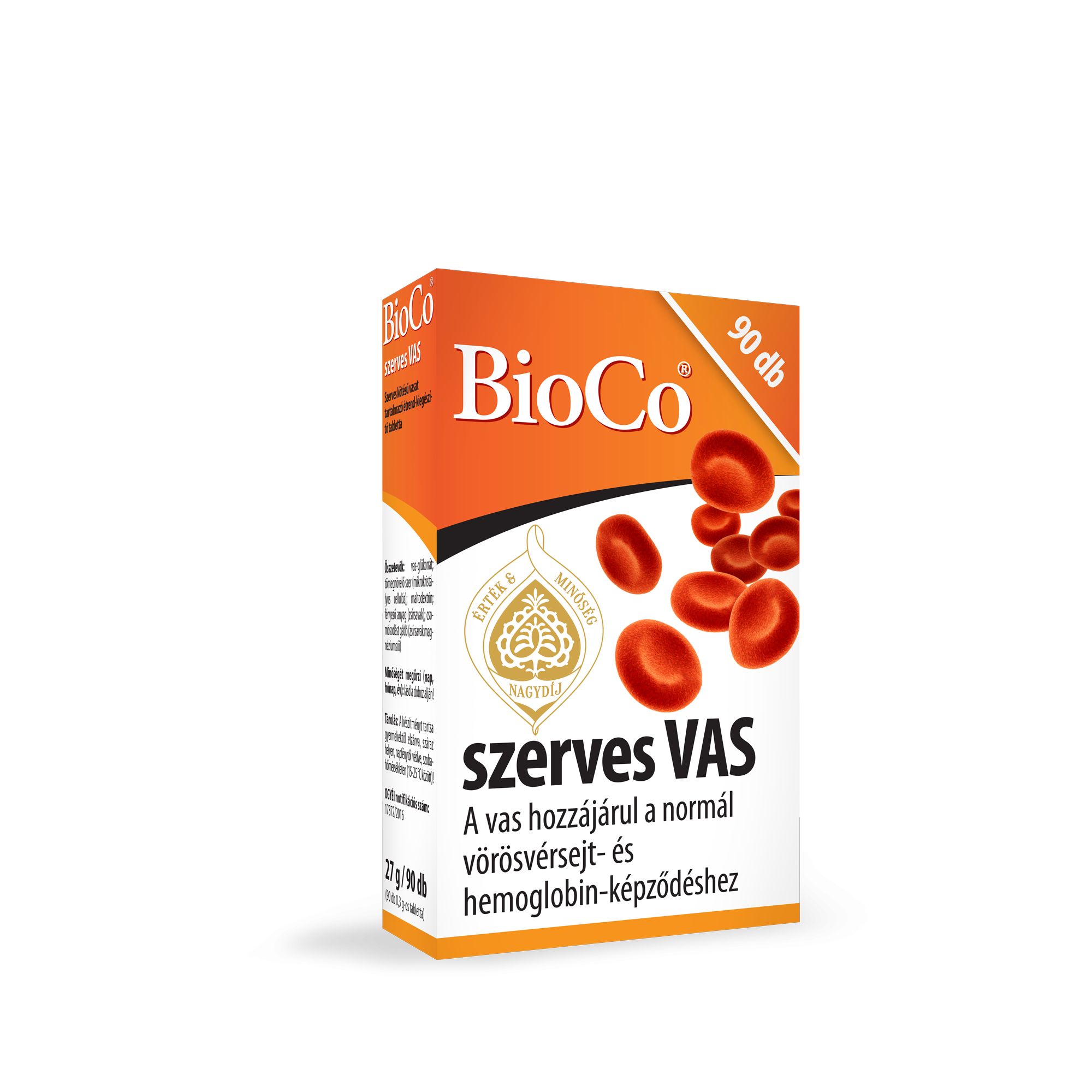 BioCo Szerves Vas tabletta 90x