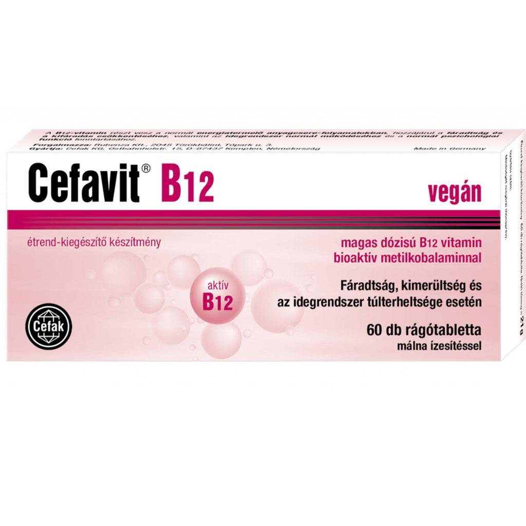 Cefavit B12 rágótabletta 60x