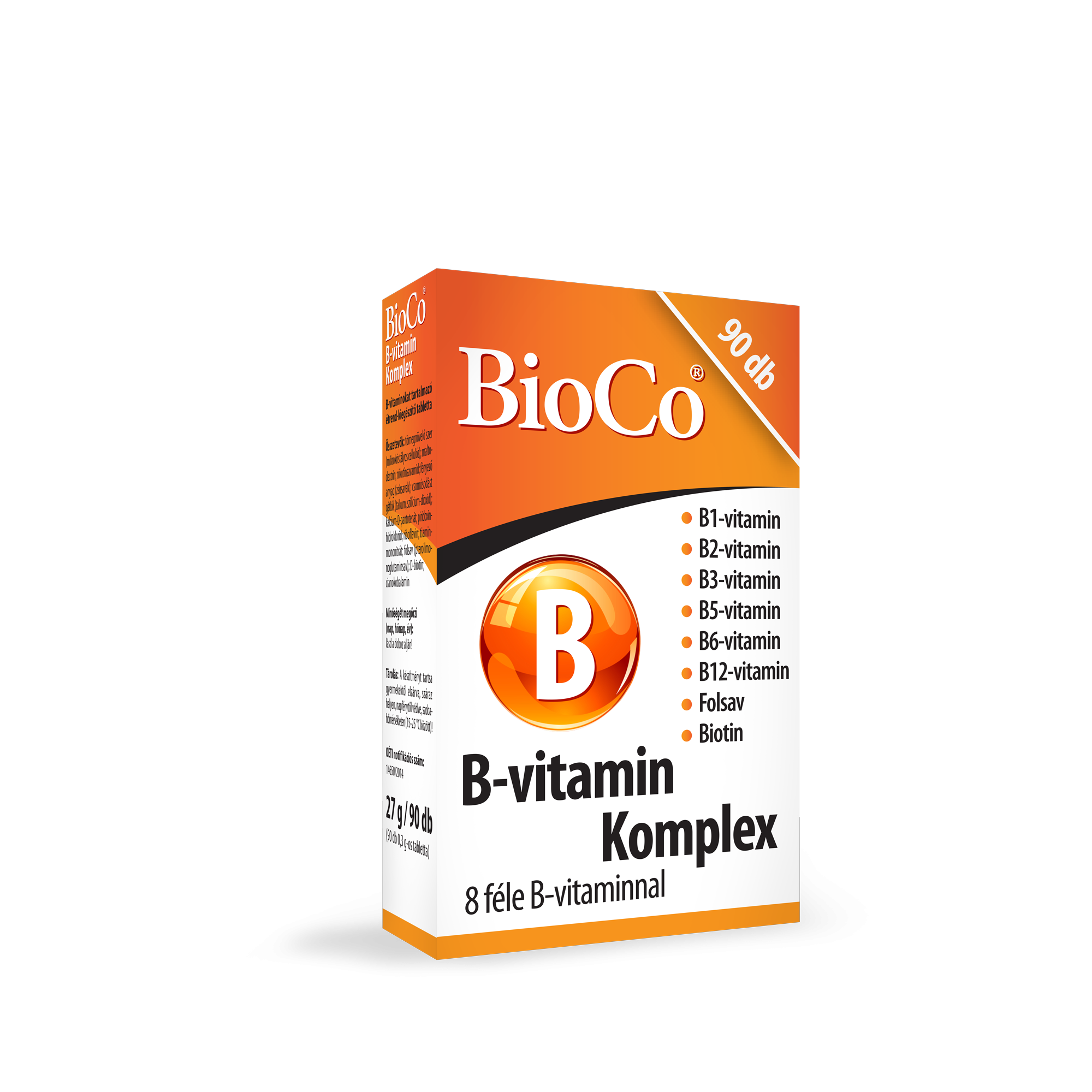 BioCo B-vitamin komplex tabletta 90x
