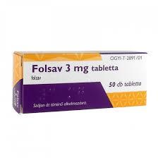 Folsav 3 mg tabletta 50x