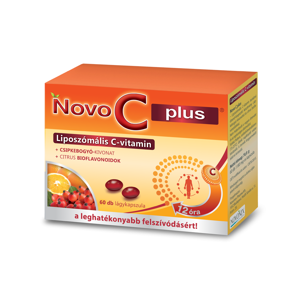 Novo C Plus liposzómás retard C kapszula 60x