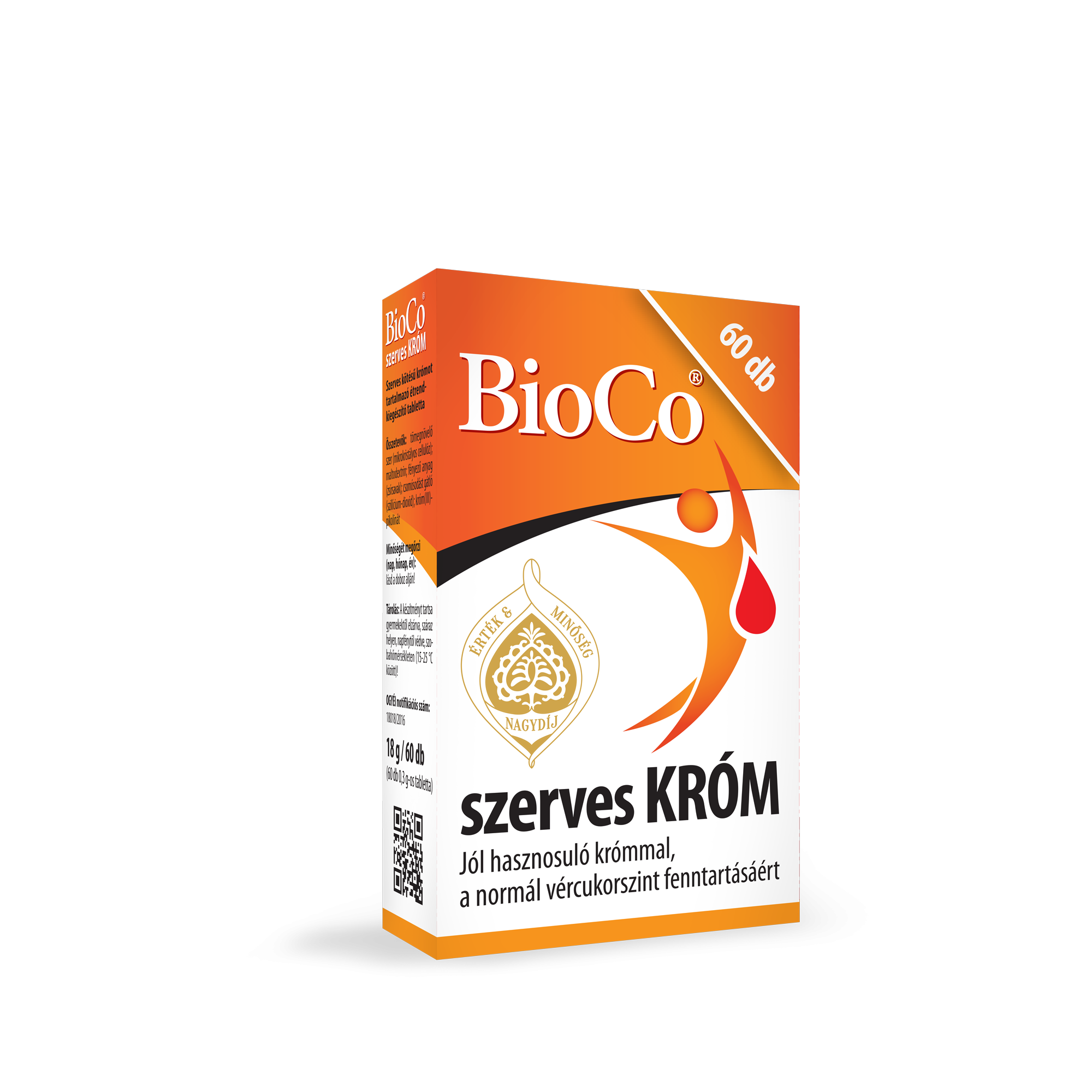 BioCo Szerves Króm tabletta 60x