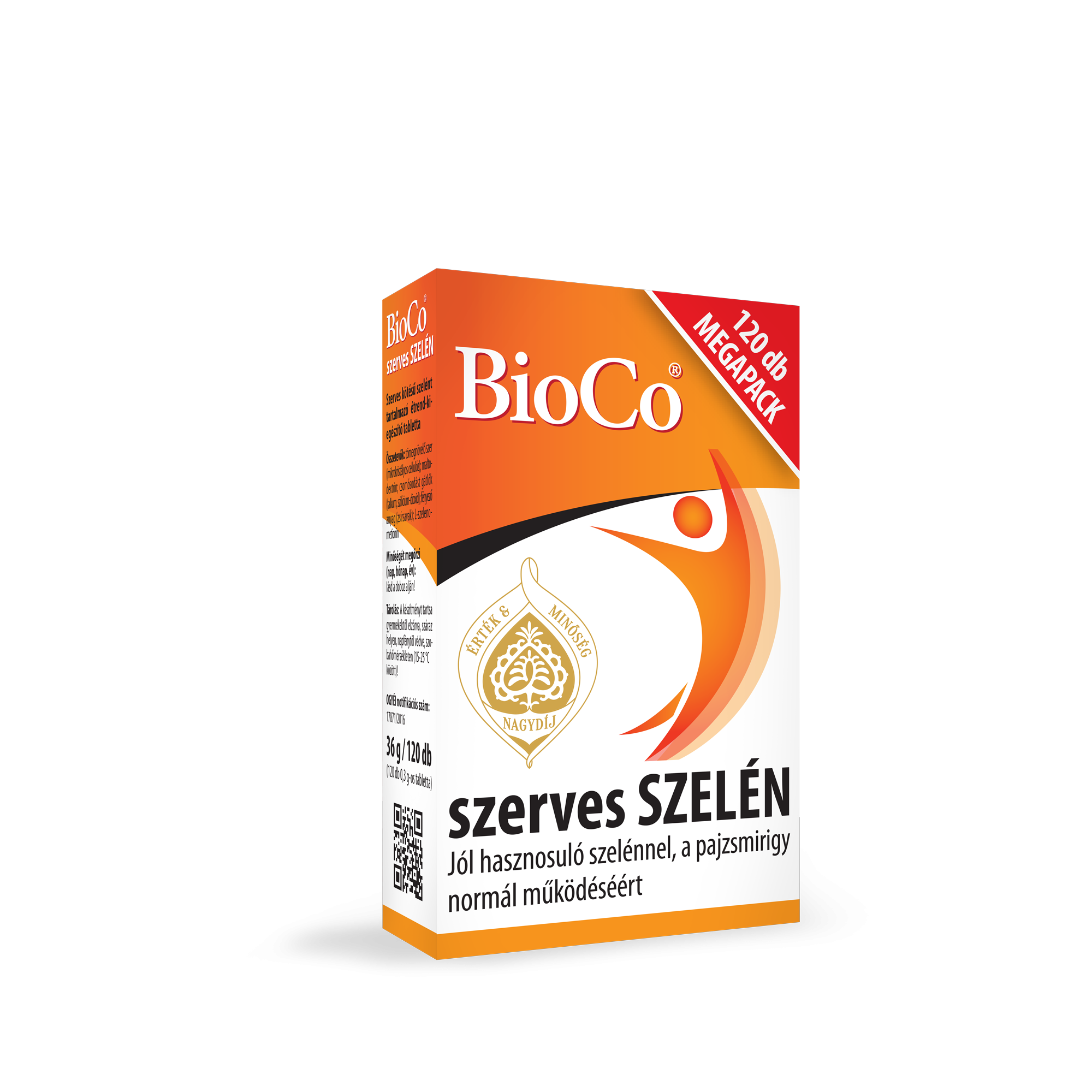 BioCo Szerves Szelén tabletta megapack 120x