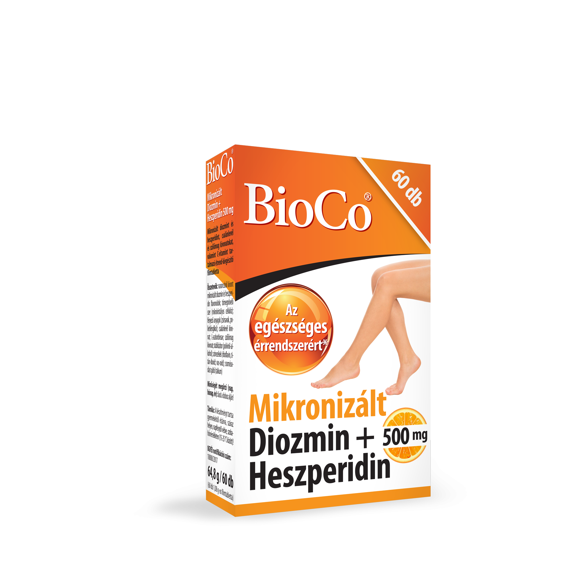 BioCo Mikronizált Diozmin+ Hesperidin filmtabletta 60x
