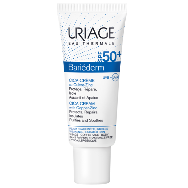 Uriage Bariéderm Cica Cu-Zn krém SPF 50+ 40ml