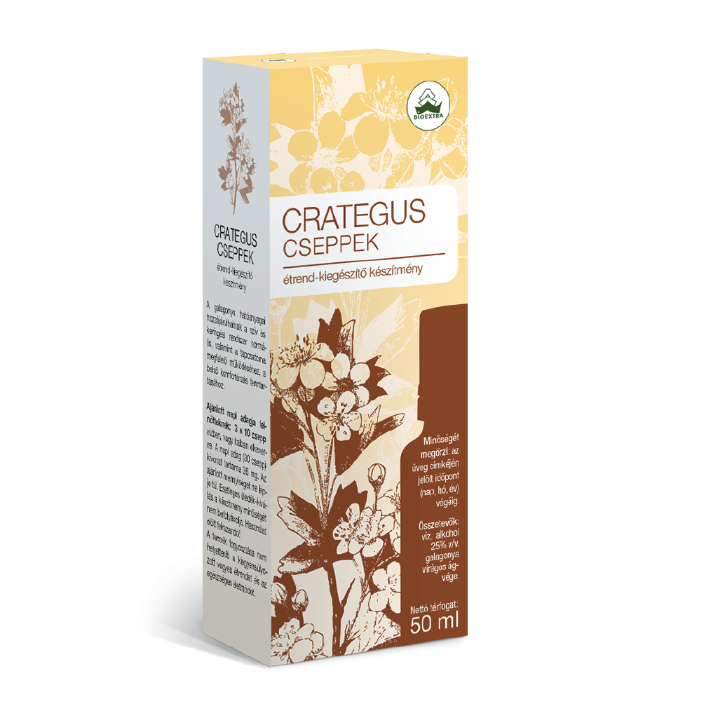Bioextra Galagonya (Crataegus) cseppek 50ml