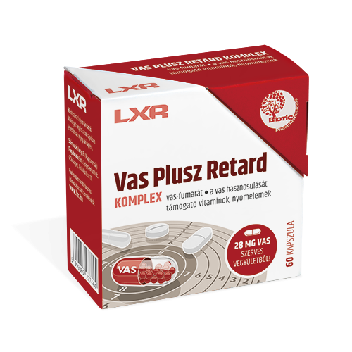 LXR Vas Plusz retard Komplex kapszula 60x