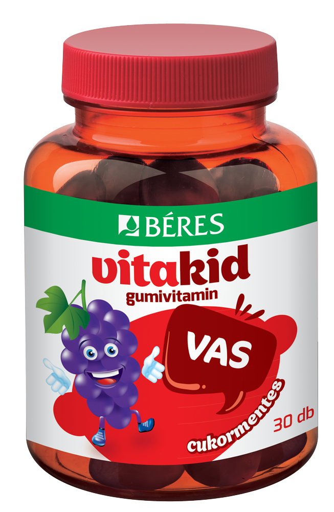 Béres VitaKid Vas gumivitamin gumitabletta 30x
