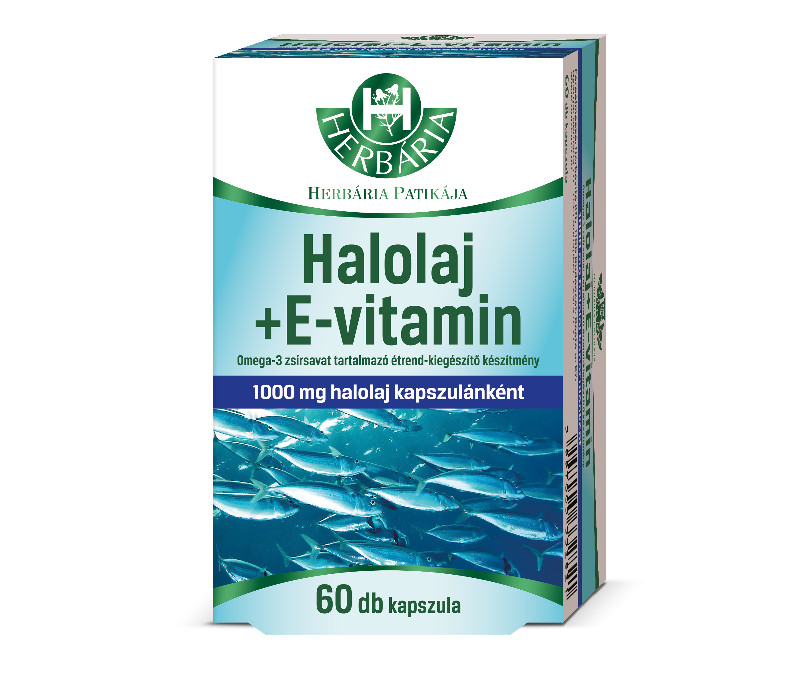 Herbária Halolaj+ E-vitamin+ Omega-3 kapszula 60x