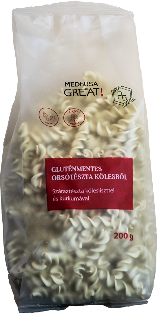 MEDhUSA Gluténmentes Orsótészta Kölesből 200g