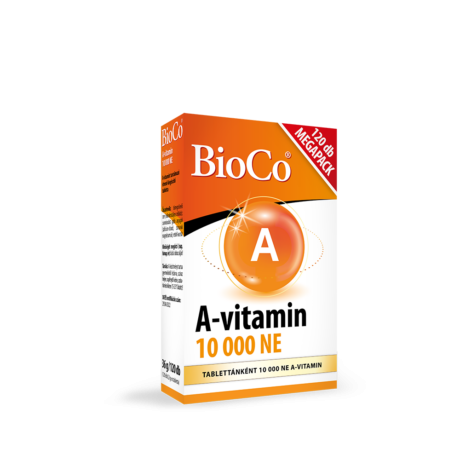 BioCo A-vitamin 10000 NE étrendkiegészítő tabl. 120x