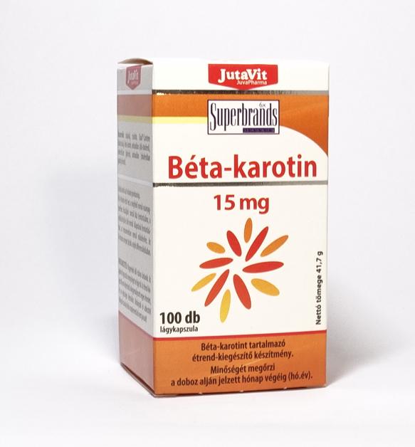 JutaVit Béta-karotin 15 mg kapszula 100x