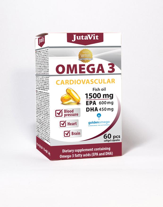 JutaVit Cardiovascular Omega-3 1500 mg kapszula 60x