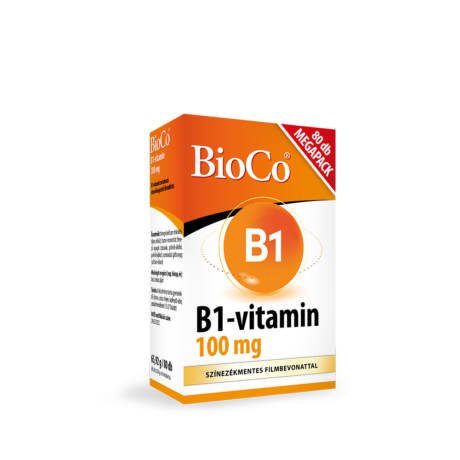 BioCo B1-vitamin 100 mg étrendkiegészítő tabletta 80x