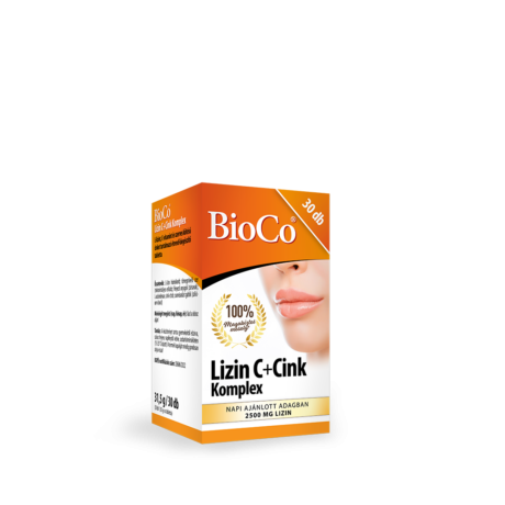 BioCo Lizin C+Cink komplex tabletta 30x