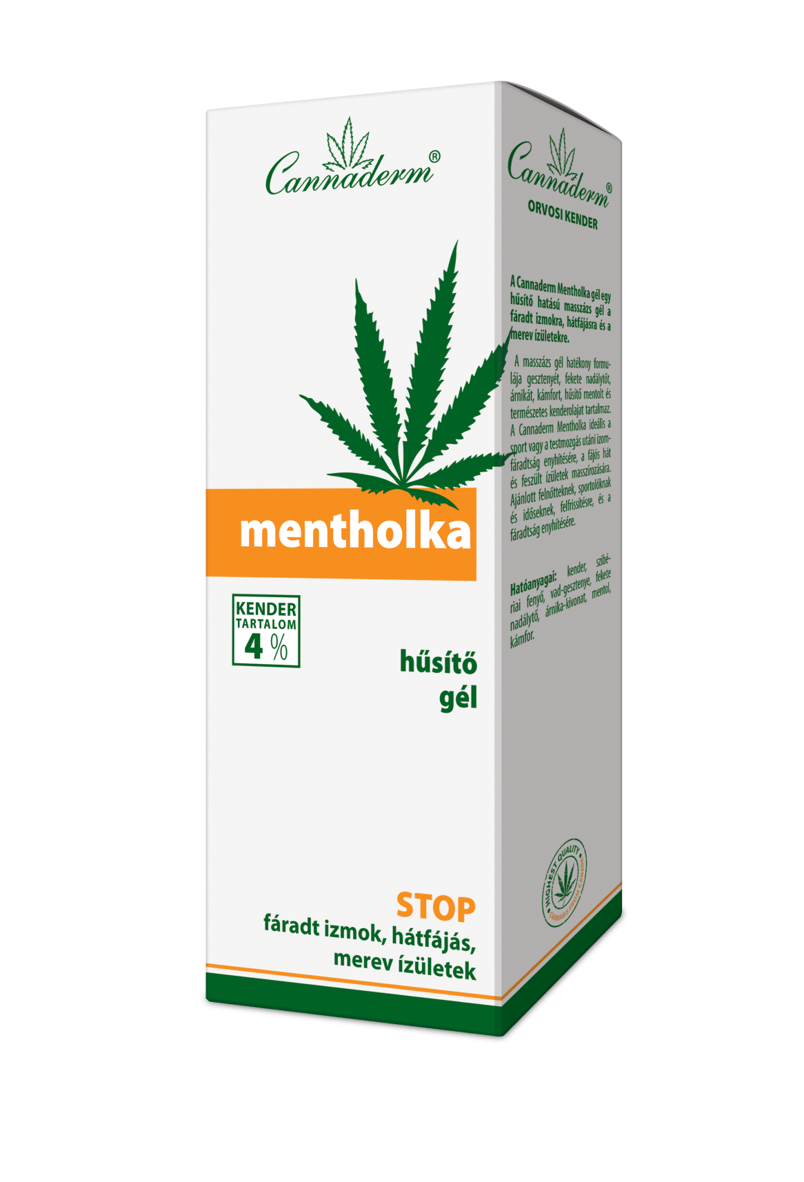 Cannaderm Mentholka hűsítő gél 200ml