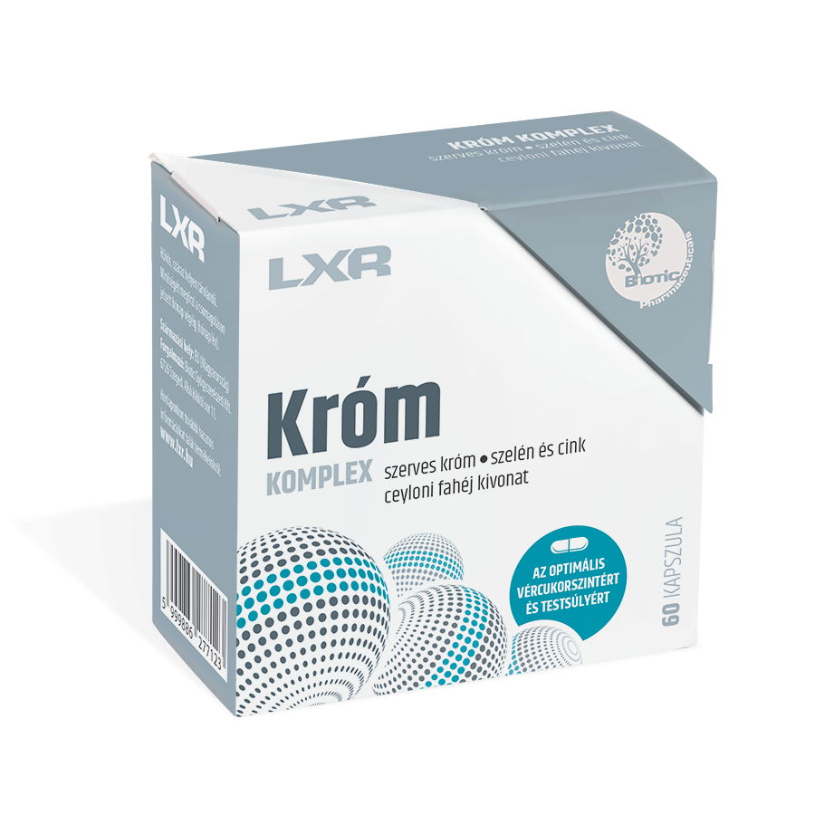 LXR Szerves Króm + fahéj komplex kapszula 60x