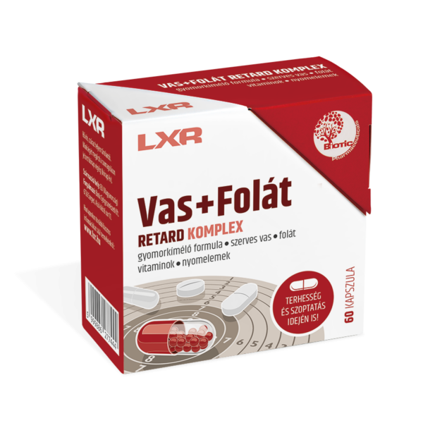 LXR Vas+Folát Retard Komplex 60x
