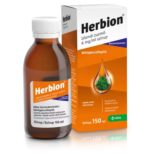 Herbion izlandi zuzmó 6 mg/ml szirup 150ml
