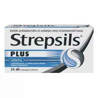 Strepsils Plus tabletta 24x Strepsils Plus tabletta 24x