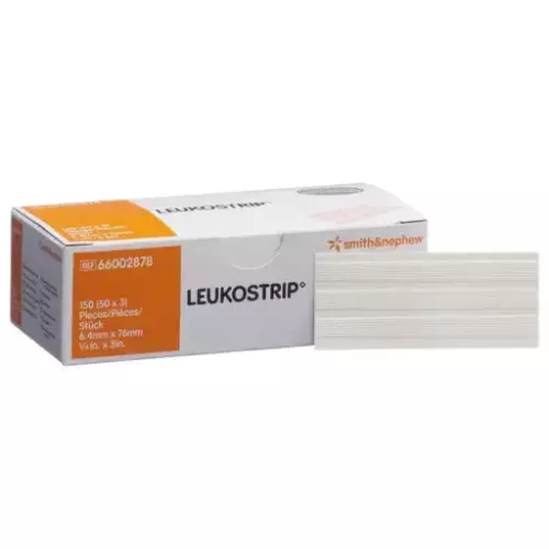 Leukostrip sebzáró tapasz  6,4mm  x 76mm 50x