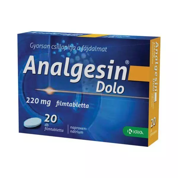 Analgesin Dolo 220 mg filmtabletta 20x Analgesin Dolo 220 mg filmtabletta 20x