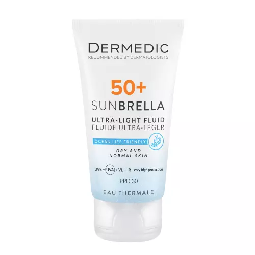 Dermedic Sunbrella Ultra Light SPF50+ fluid sz/n bőrre 40ml