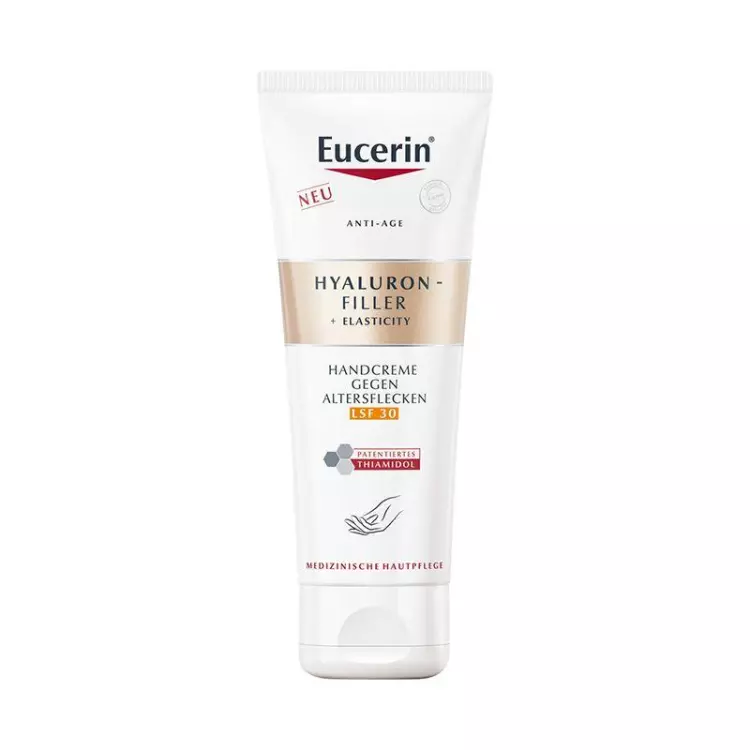 Eucerin Hyaluron-Fillet+Elasticity pigmentfolt halványító& bőrfiatalító kézkrém 75ml
