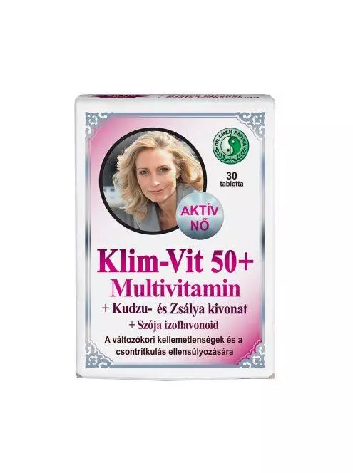 Dr.Chen Klim-Vit 50+ multivitamin (nőknek) tbl. 30x Dr.Chen Klim-Vit 50+ multivitamin (nőknek) tbl. 30x