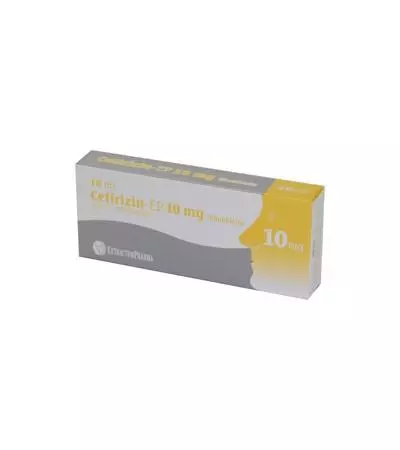 Cetirizin-EP 10 mg filmtabletta 10x bubor