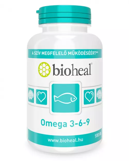 Bioheal Omega 3-6-9 lágyzselatin kapszula 100x