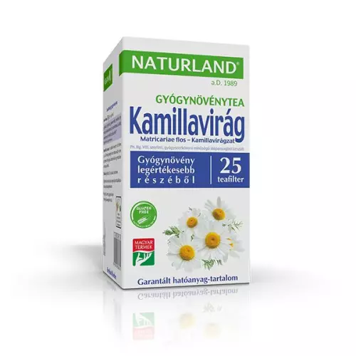 NATURLAND Kamillavirág filteres 25x1g