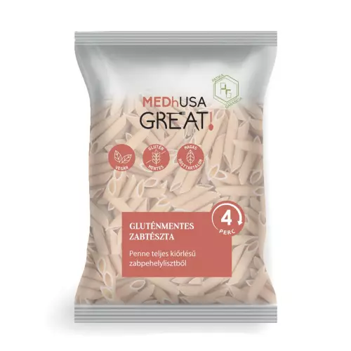 MEDhUSA Great! gluténmentes zabtészta penne 200g