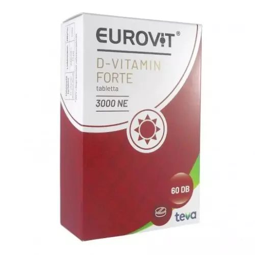 Eurovit D 3000 NE forte étrendkieg. tabletta 60x