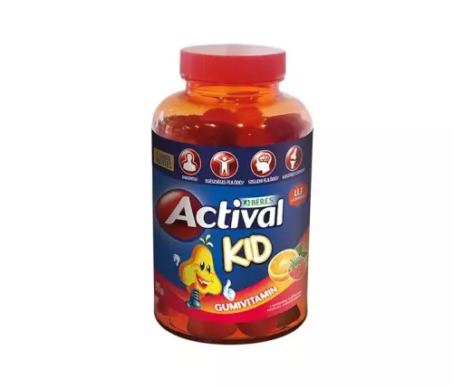Actival Kid gumivitamin gumitabletta 90x