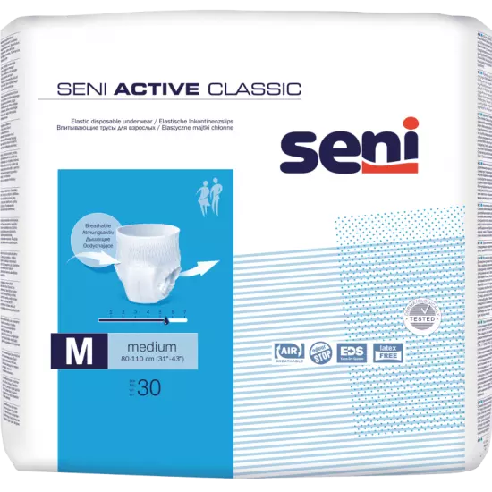 Seni Active Classic M nadrágpelenka (1400 ml) 30x Seni Active Classic M nadrágpelenka (1400 ml) 30x