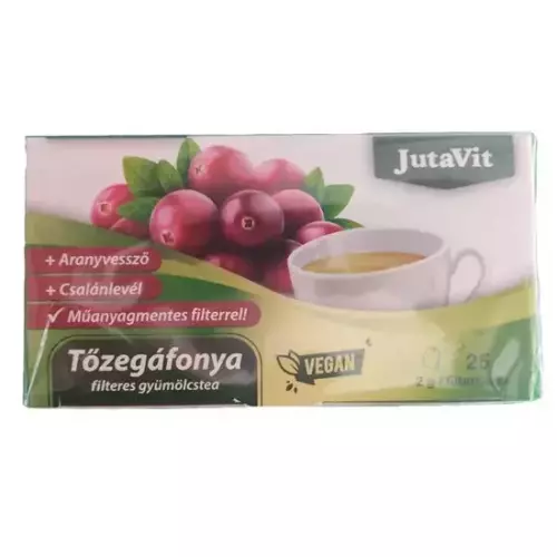 Tőzegáfonya+Aranyvessző+Csalán filt. tea JUTAVIT 25x