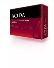 Acida 20 mg gyomornedv-ellenálló tabletta 14x Acida 20 mg gyomornedv-ellenálló tabletta 14x