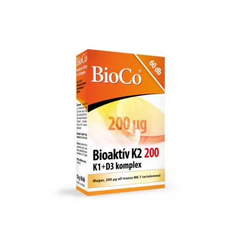 BioCo Bioaktív K2+K1+D3 komplex tabletta 60x