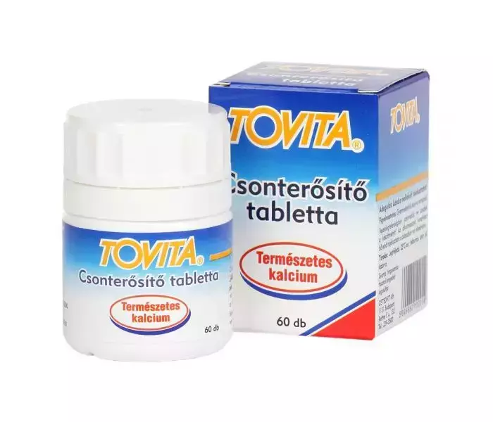 Tovita csonterősítő tabletta 60x Tovita csonterősítő tabletta 60x