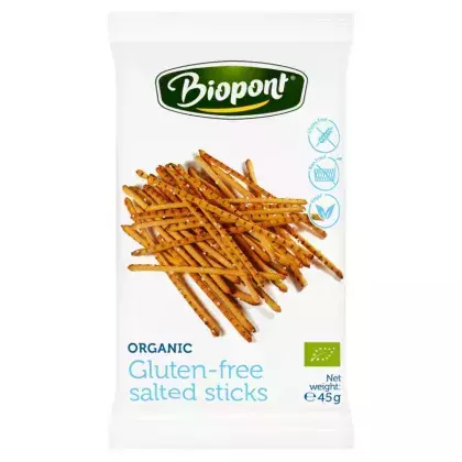 Biopont Bio gluténmentes dekor-sós sóspálcika 45g