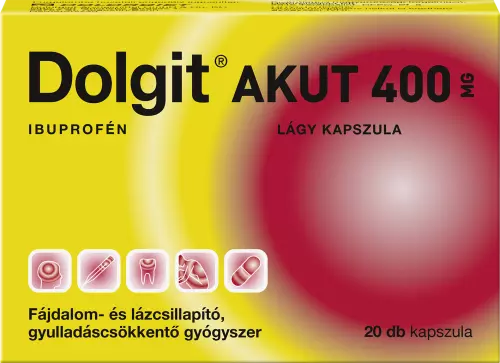 Dolgit Akut 400 mg lágy kapszula 20x