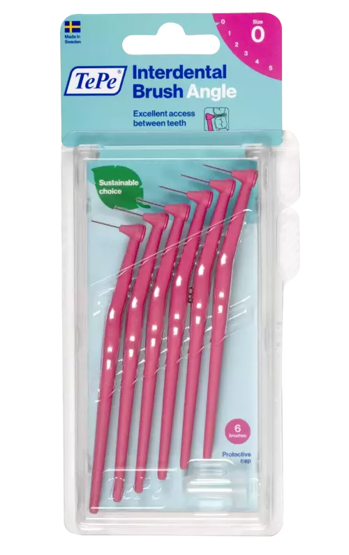TePe Angle interdentális kefe pink 6x