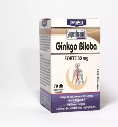 JutaVit Ginkgo Biloba forte 80 mg kapszula 70x