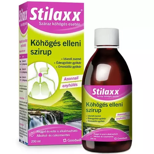 Stilaxx köhögés elleni szirup 200ml