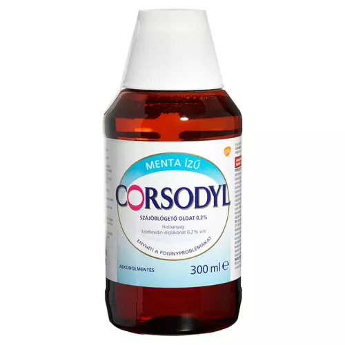 Corsodyl alkoholmentes szájöblítő 300ml