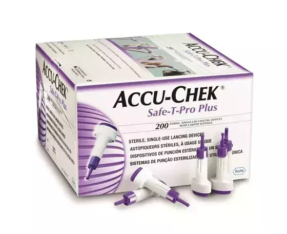 AccuChek Safe T-pro plus vérvételi lándzsa 200x AccuChek Safe T-pro plus vérvételi lándzsa 200x
